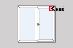 Кирпичный дом окно KBE 1400*1400